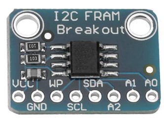 MB85RC256V FRAM breakout board, front side