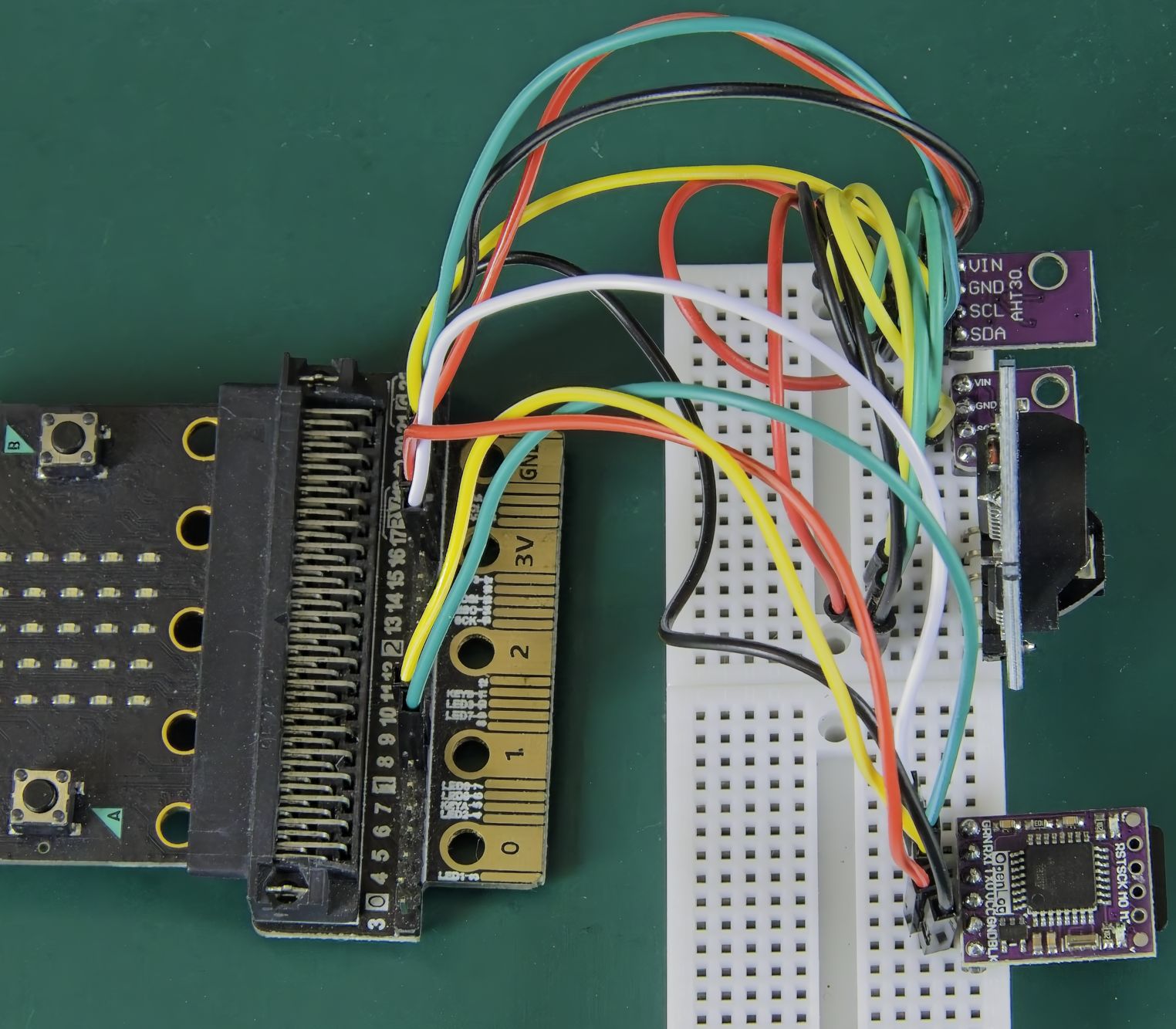 OpenLog logging data from DS3231, AHT30 and SHT40