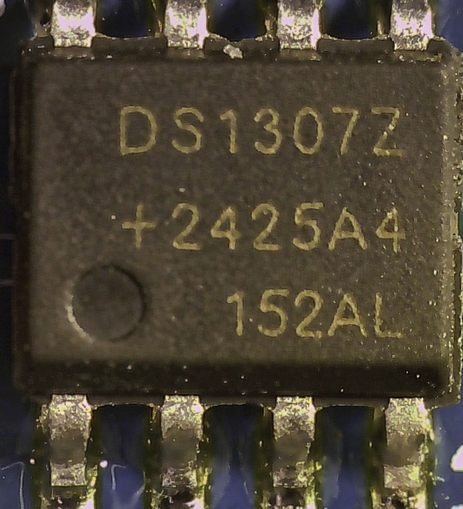 DS1307 real time clock chip