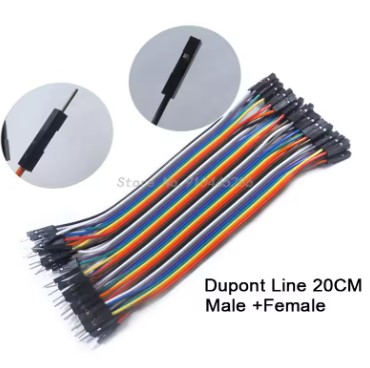 Dupont wire with male to female connectors