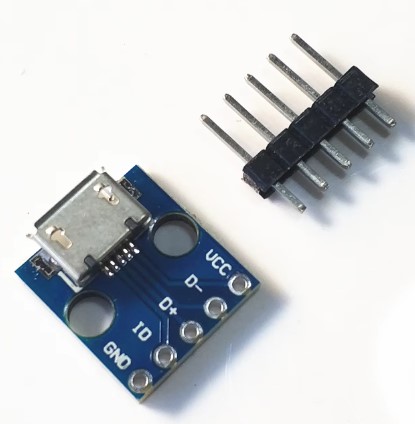 USB breadboard adapter