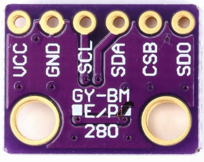 front face of a BMP280 pressure sensor module